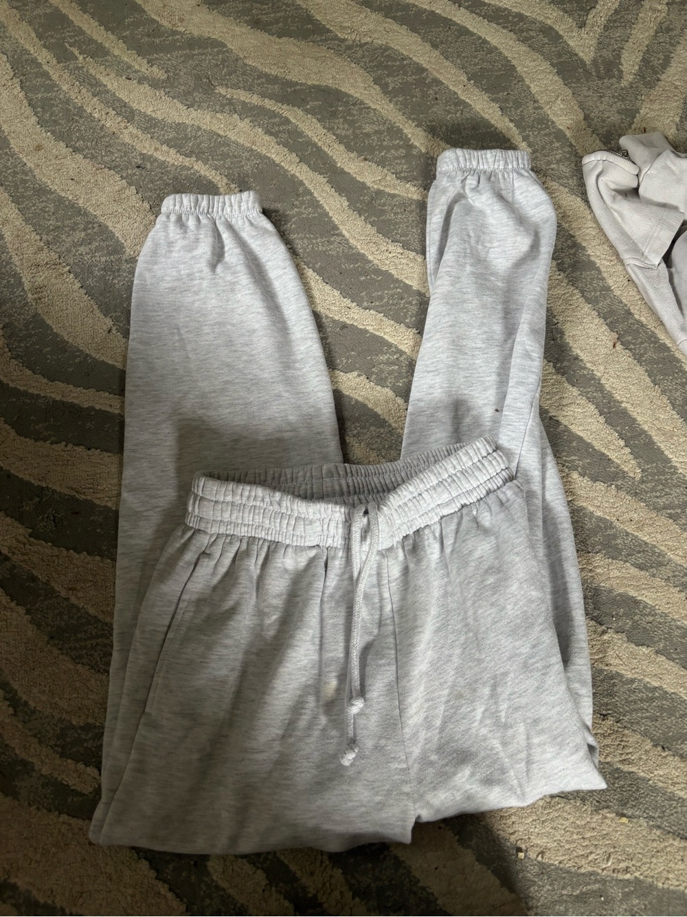 Garage Light Gray jogger sweatpants with Drawstring